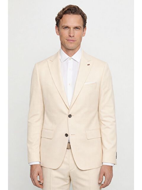 Sabri Özel Bej Vest Suit Arm - S000523802-19928