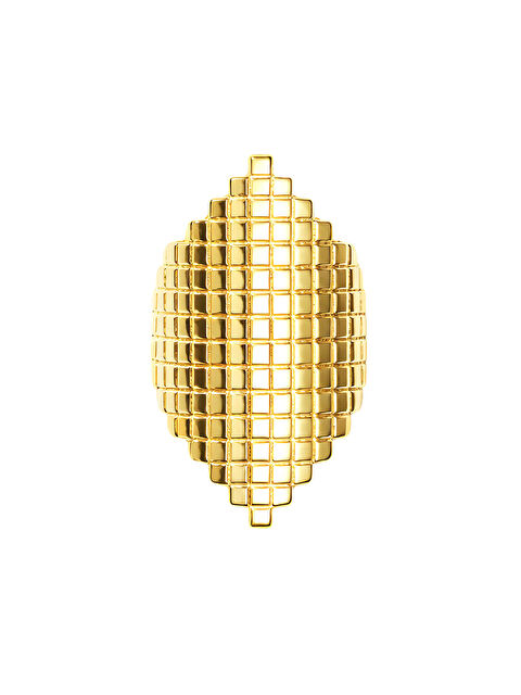 Labalaba Kadın Lak Altın Renk Kaplama Ayarlanabilir Geometrik Yüzük - S000520409-20076