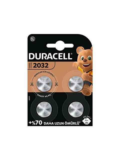 Duracell 2032 4'lü Düğme Pil - 3 Volt
