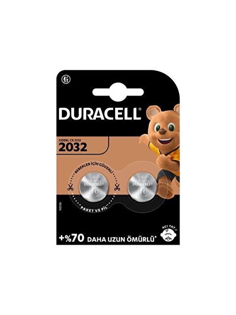 Duracell 2032 2'li Düğme Pil - 3 Volt