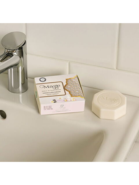Mage Hamam ve Spa Sabunu - Beyaz - 100 gr