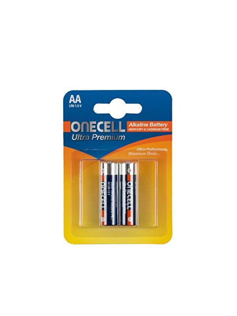 Onecell Ultra Premium Alkalin 1,5 V. 2'li AA Boy Pil