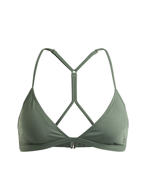 Roxy Pro The Cut Back Fixedtri Kadın Yeşil Bikini Üst
