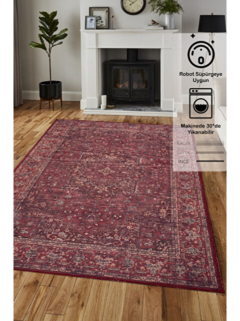 Konfor Halı -Kırmızı-80x150-80x300-120x180-160x230-200x290-100x150-100x200 - S000463030-20045