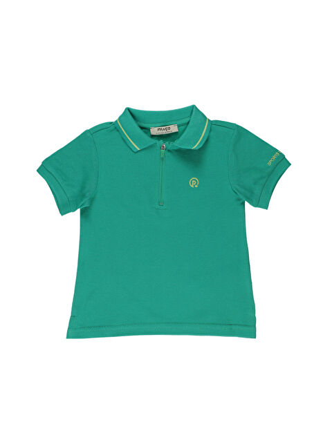 Panço Erkek Bebek Yeşil Polo Yaka Tişört - S000523617-18194