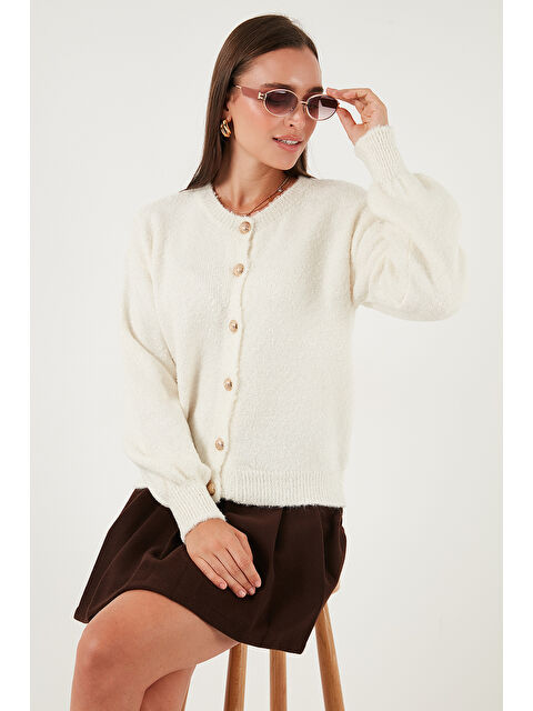 Lela Premium Regular Fit Bisiklet Yaka Yumuşak Dokulu Hırka 680HI00147 - S000424906-19965