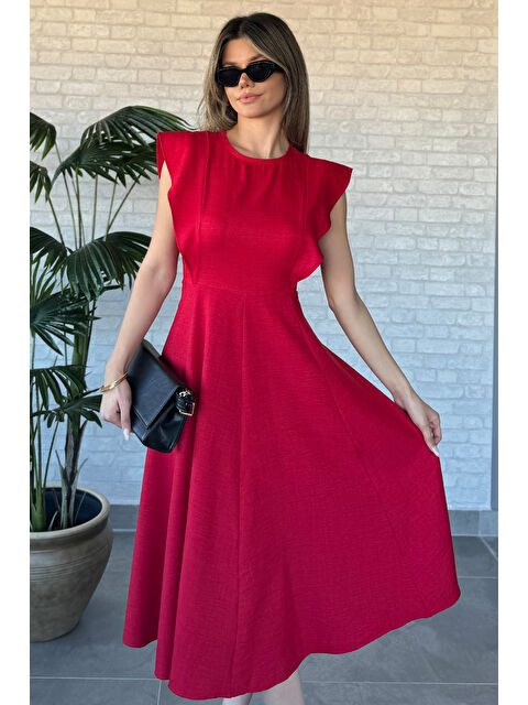 Gülseli Kadın Bisiklet Yaka Kiloş Elbise - S000299582-20045