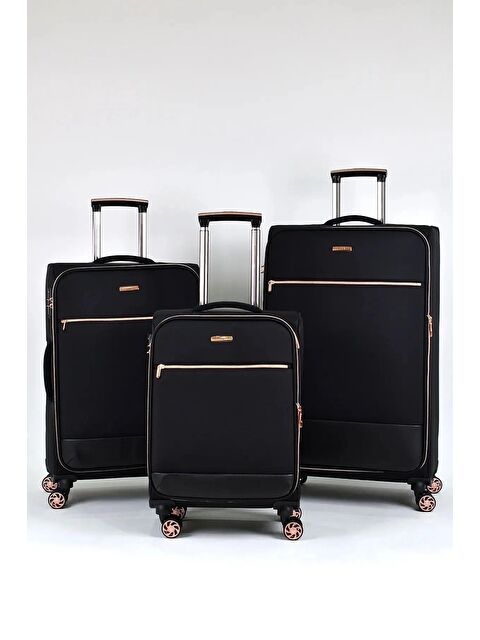 FOSSİL Kumaş Ekstra Hafif Büyük, Orta, Kabin 3'lü Valiz Seti - S000518821-19351