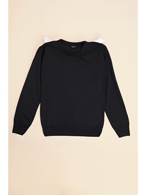 Fullamoda Basic Bisiklet Yaka Erkek Çocuk Triko Kazak - S000451241-19351