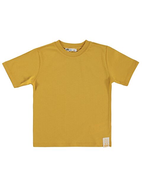 Civil Boys Basic Surf Etiketli 2-5 Yaş Tişört - Hardal