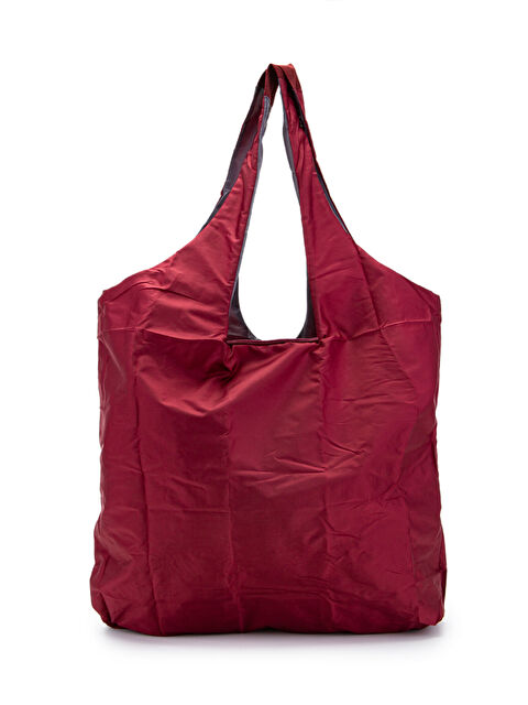 Minebag Açılabilen Anahtarlık Paraşüt Kumaş Alışveriş Kol Çantası Joan Klinkır Bordo - S000520410-19951