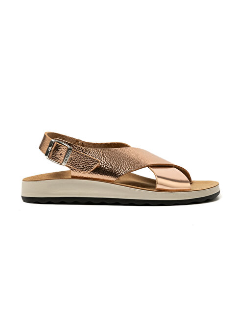 Fly Flot Kadın Altın Rengi Sandalet 77 G61 ZC Sandal 6488-Dark Gold