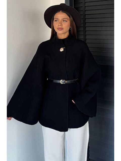 Gülseli Kemerli Triko Panço - S000482887-19351