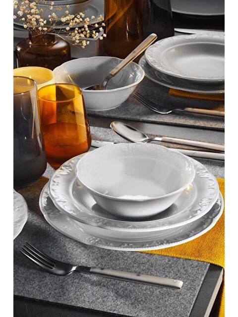 Kütahya Porselen Caprice 18 Parça 6 Kişilik Yemek Takımı - S000467029-20063