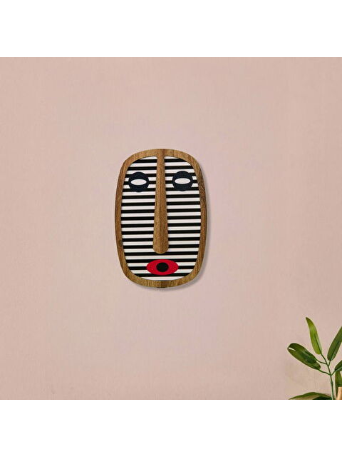 Evidea Deco Mask Duvar Panosu - Beyaz - 20 cm - S000366897-20063