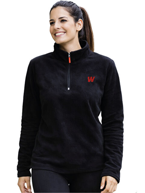 WALKE Premium Kadın Yarım Fermuarlı Outdoor Spor Polar Ceket - S000513293-19351
