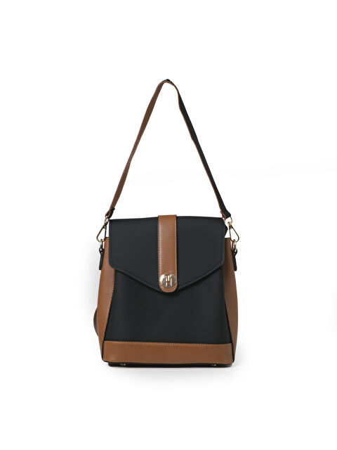 TH Kadın Sırt Çantası TH-YK14319 Siyah-Taba