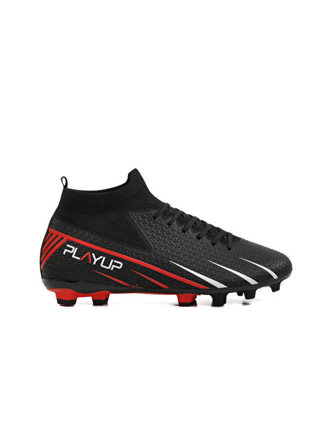 Playup Siyah Kırmızı Çoraplı Erkek Krampon MK-251-143 M - S000368361-19351