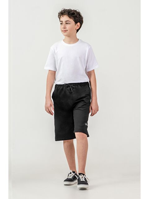Mışıl Kids Sol Bacak Nakışlı Erkek Çocuk Şort - S000513710-19351