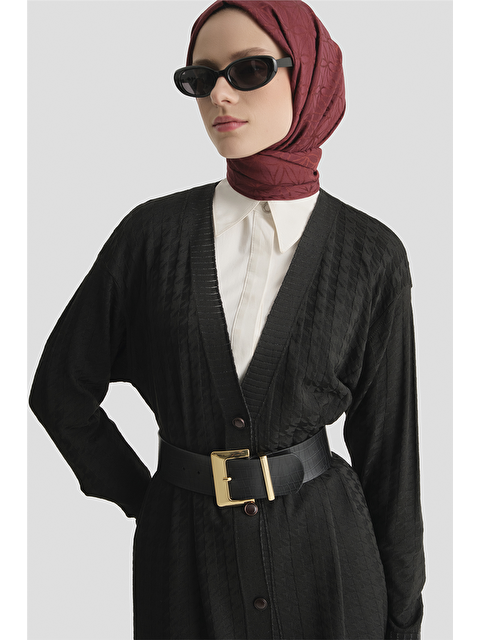 ARMİNE Triko Ceket 25Kd5094 Siyah - S000530169-19351