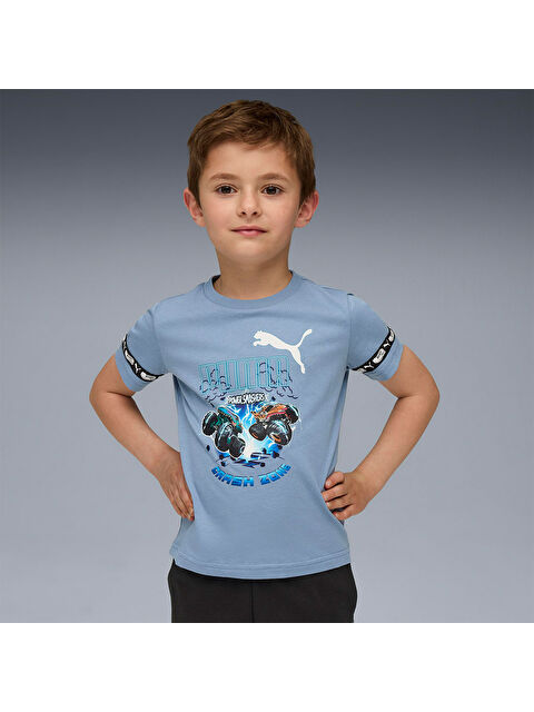 Puma X Hot Wheels Erkek Çocuk Mavi Tişört - S000518829-17234