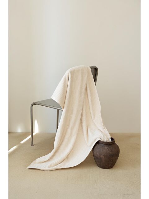 İrya Earth Büyük Banyo Havlusu 90x150 cm Bej - S000504127-19928