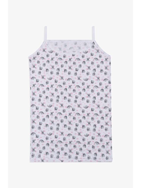 Koza İç Giyim Kız Çocuk 3'lü Penguen Desenli Pamuklu Atlet - S000426430-2313