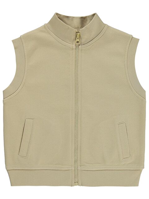 Civil Boys Pike 2-5 Yaş Yelek - Bej