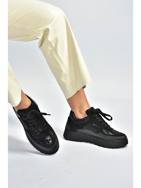Fox Shoes Siyah Kadın Spor V820720309 - S000464317-19351