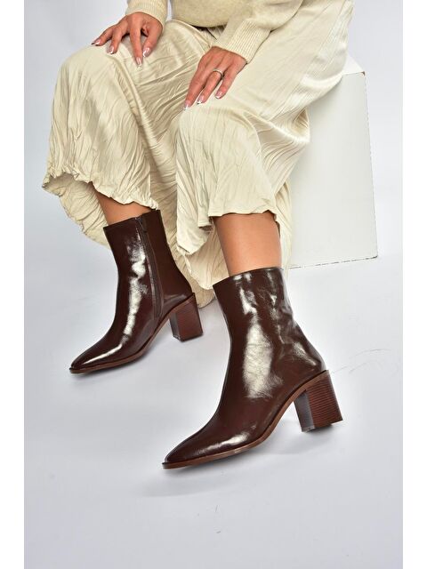 Fox Shoes Kahverengi Kadın Bot V250330309 - S000464341-19413