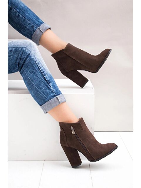 Fox Shoes Kahverengi Kadın Bot A922640802 - S000054490-19413