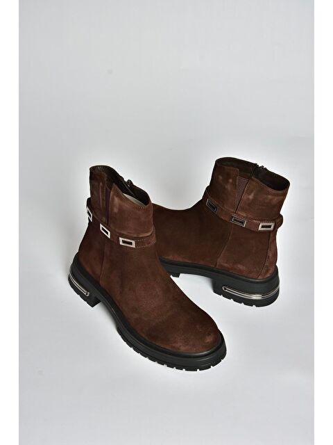 Fox Shoes Kahverengi Kadın Bot V555575602 - S000442203-19413