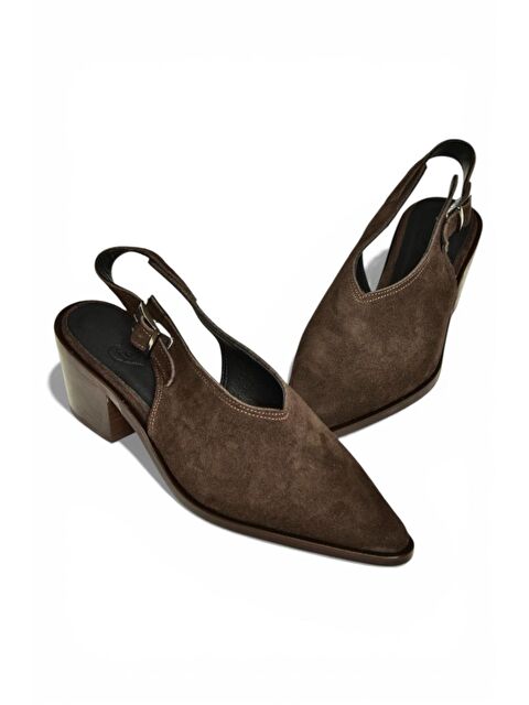 Fox Shoes Kahverengi Kadın Topuklu Ayakkabı Y654300202 - S000517918-19413