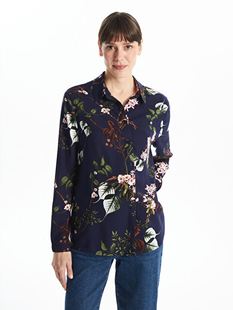 KOOR Kadın Çiçekli Gömlek