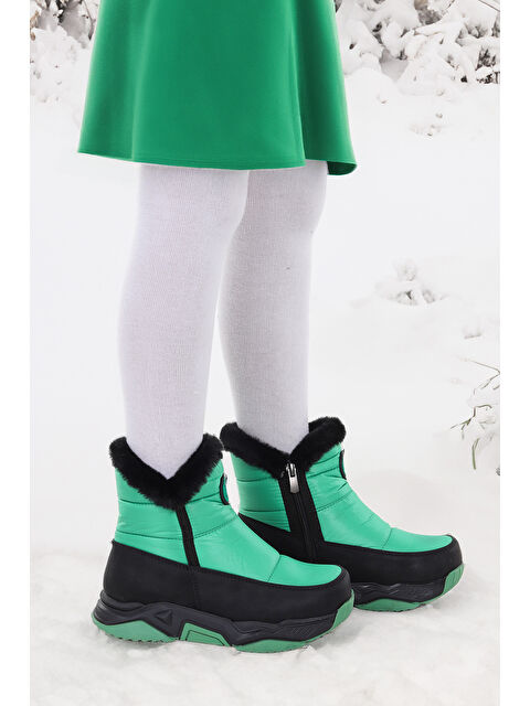 Kiko Kids Pamela Fermuarlı Kız Çocuk Kar Botu - S000277295-18194