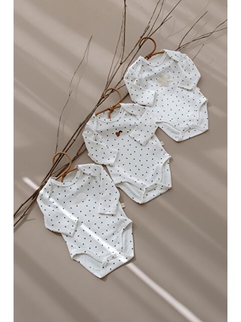 Oh La La Koala For Little Ones 3'lü Winter Serisi Uzun Kollu Çıt Çıtlı Body Zıbın Model 11