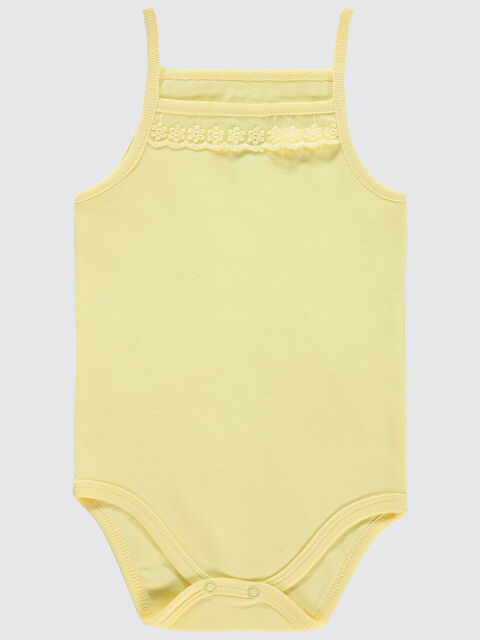 Civil Baby Kız Bebek Çıtçıtlı Badi 2-3 Yaş Sarı - S000331802-20072