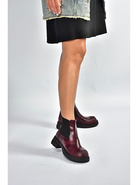 Fox Shoes Bordo Kadın Bot V312402609 - S000464342-19951