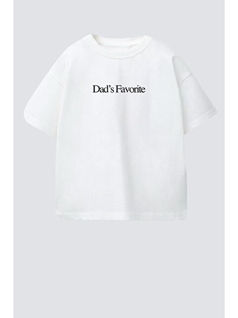 Monila Unisex Çocuk Pamuklu Bisiklet Yaka Baskılı T-Shirt