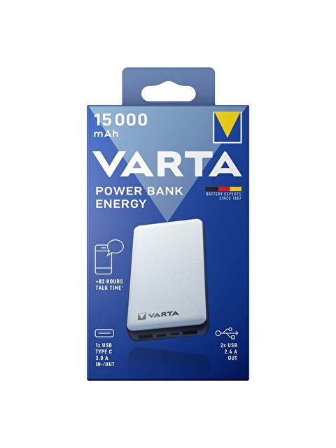 Varta Power Bank Energy 15000 mAh Taşınabilir Şarj Cihazı - S000275937-27074