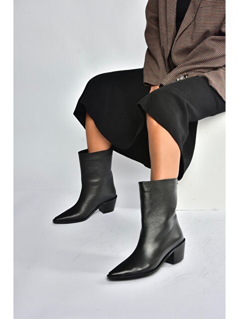 Fox Shoes Siyah Kadın Bot V654082003 - S000464345-19351