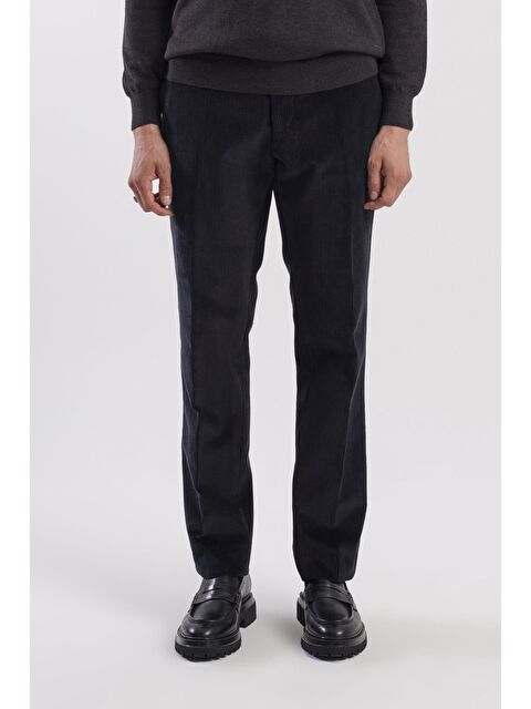 JAKAMEN Siyah Regular Fit %100 Pamuk Kadife Pantolon - S000496078-19351