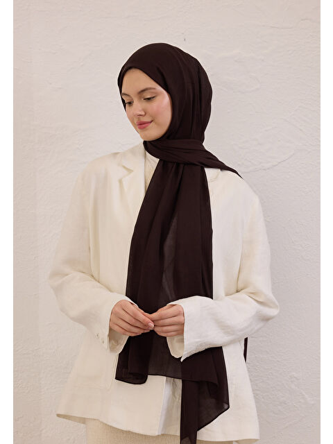 Fresh Scarfs SOFT VİSKON ŞAL ACI PATLICAN - S000414328-20039