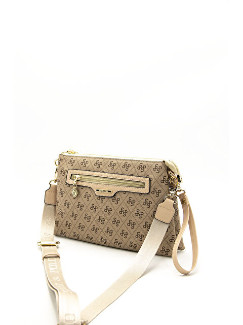 Silver Polo Kadın Çapraz Çanta 1129-44523 ÇAPRAZ BAYAN ÇANTASI M178 KOYU BEJ-MAT TEN - S000506411-19928