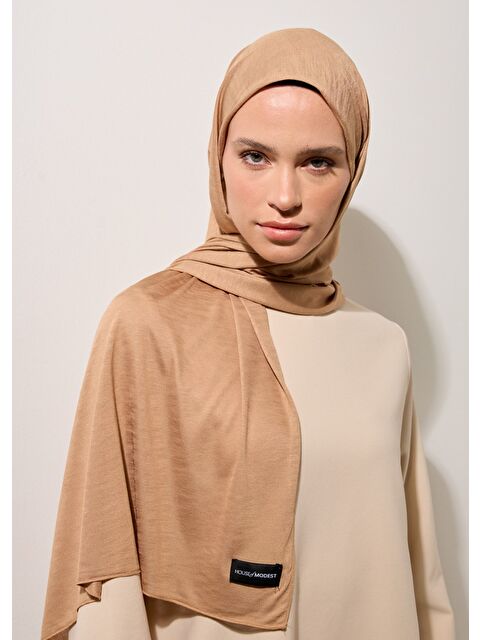 House of Modest Tesettür Şal - Camel - S000386981-4557