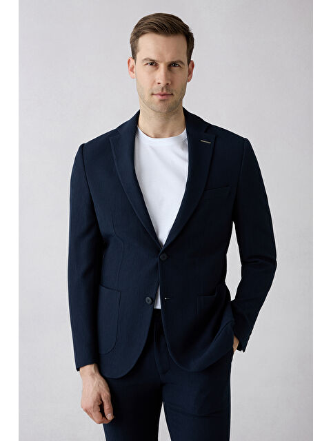 Kiğılı 7 Drop Slim Fit Dar Kesim Ceket