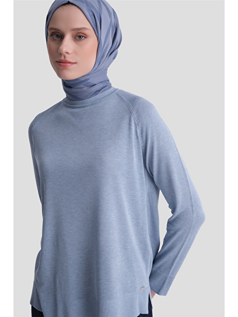 ARMİNE Basic Rayon Tunik Bebe Mavi