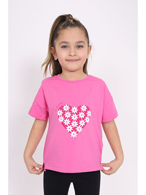Toontoykids Kız Çocuk Baskılı Tişört - S000493737-29707
