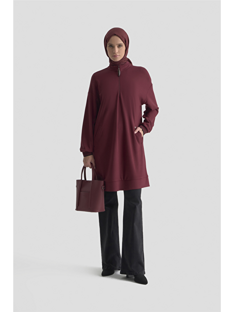 ARMİNE Trend Tunik 25Kt461 Bordo