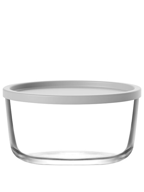 LAV Round Cam Saklama Kabı Tekli Büyük Boy 1490 ml